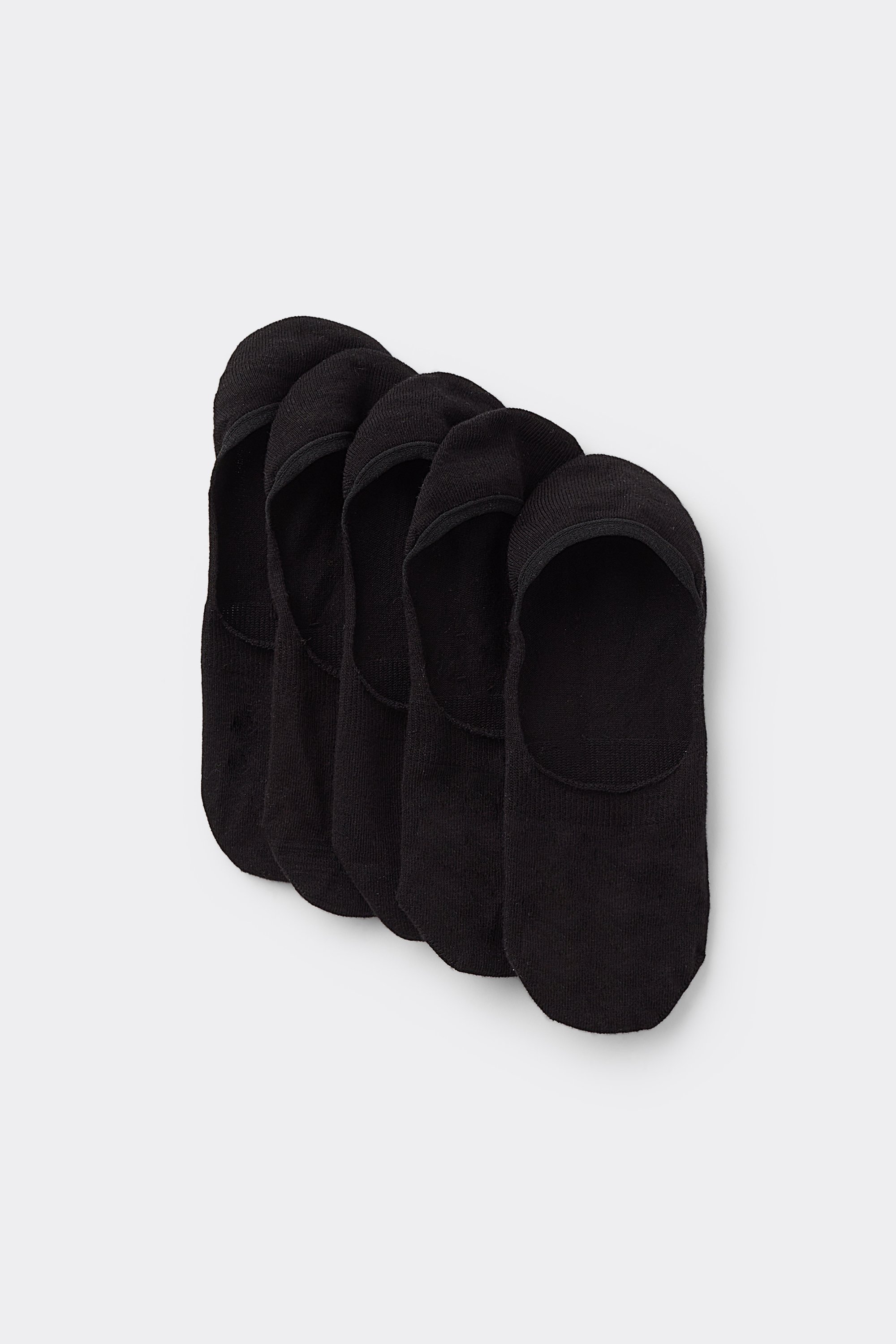 5 Pairs of Unisex Cotton No Show Socks