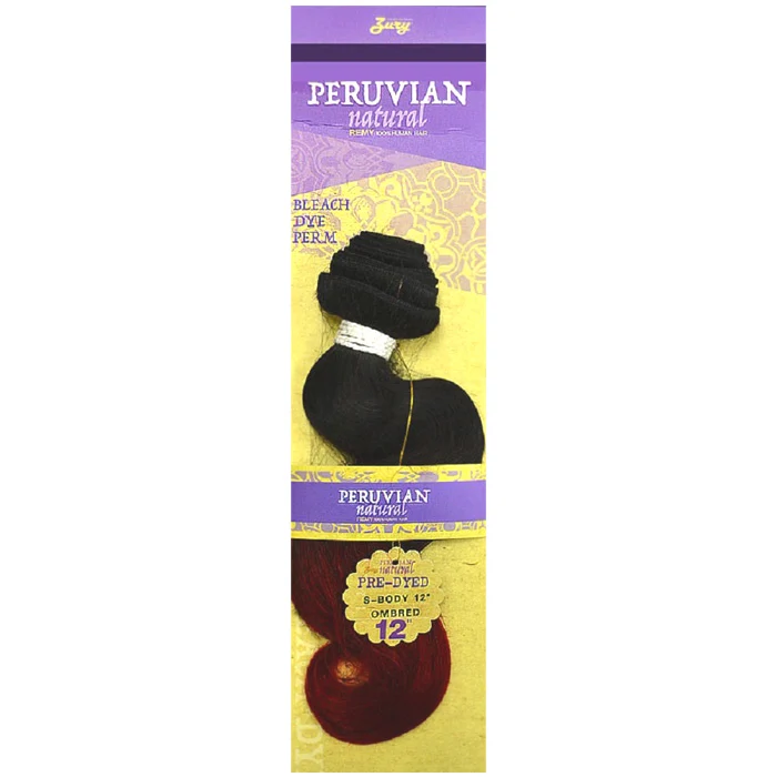 Zury Sis Peruvian Natural 100% Remy Human Hair Weave - S BODY 12-20