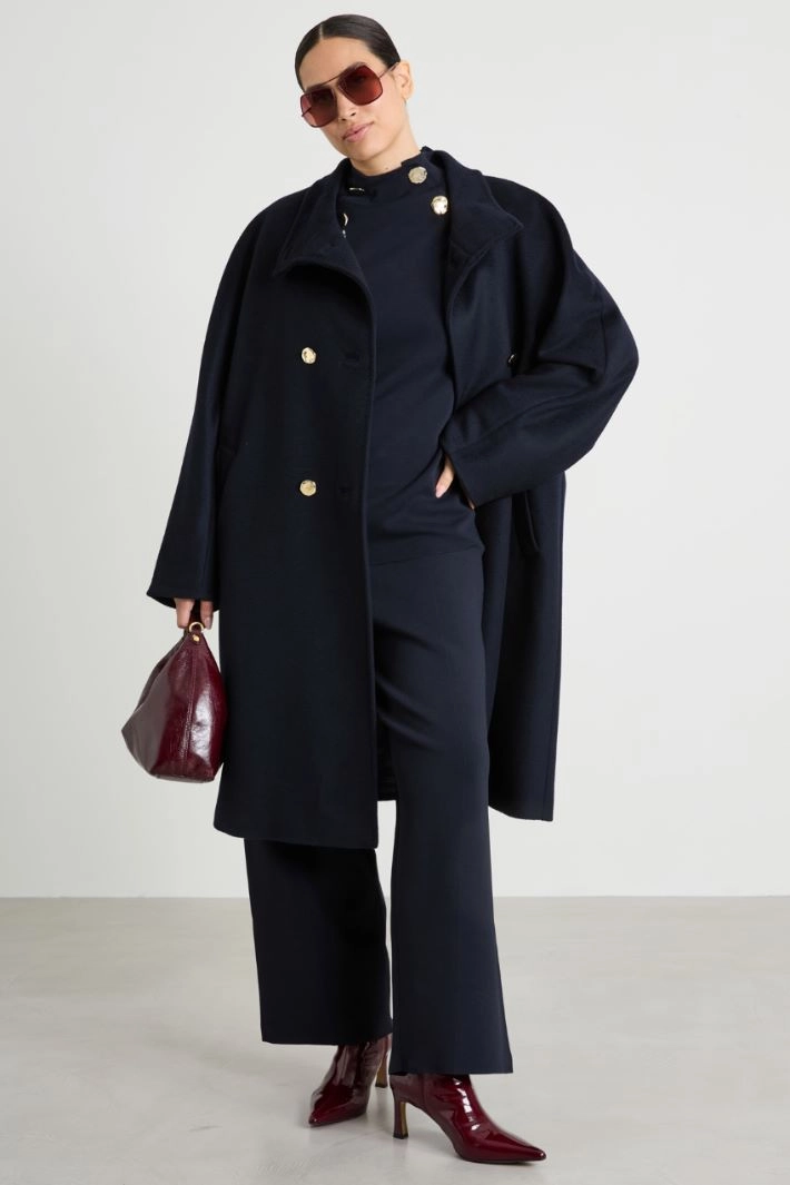 Knit trousers - NIGHT BLUE