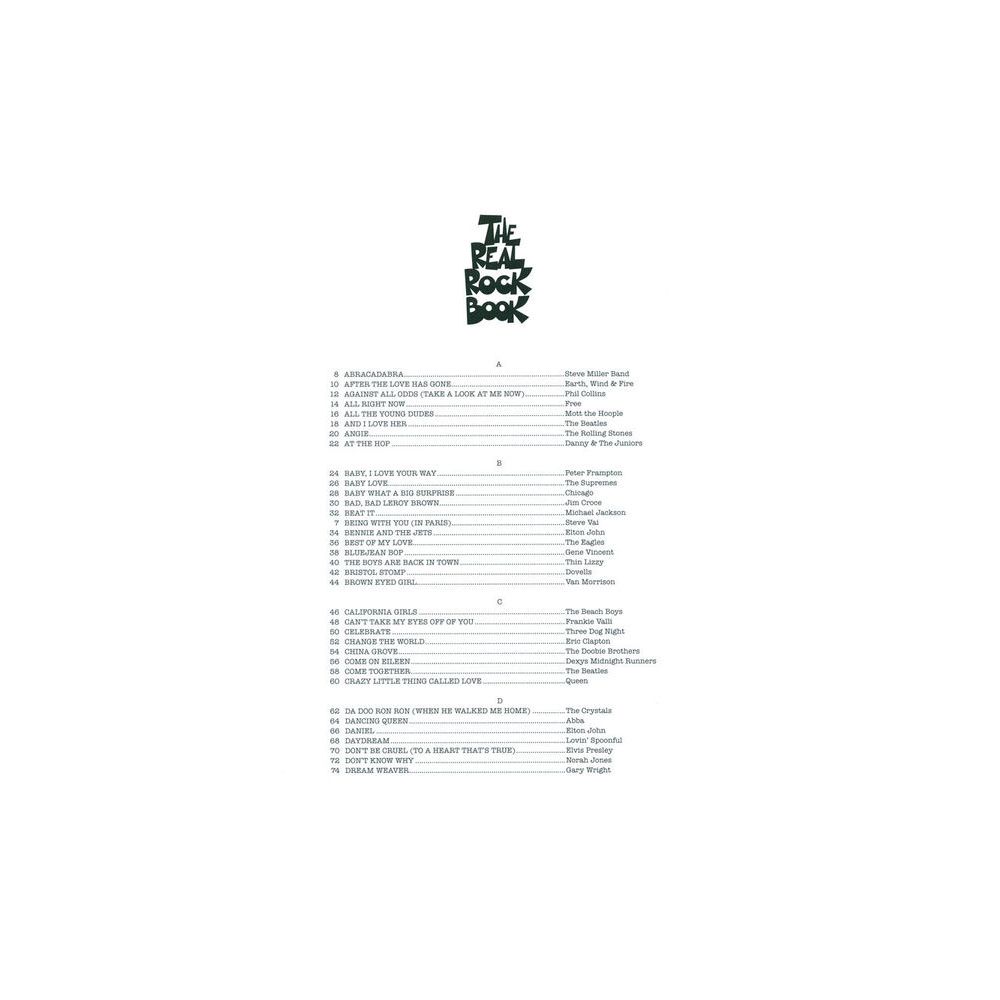 Hal Leonard The Real Rock Book 2 C – Thomann Ireland