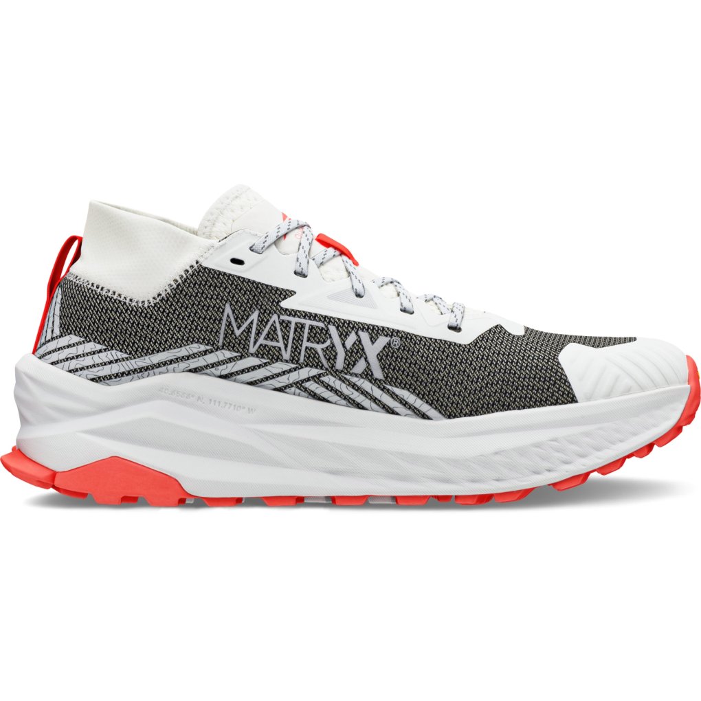 Altra Olympus 275 Trail Running Shoes Men - White/Coral
