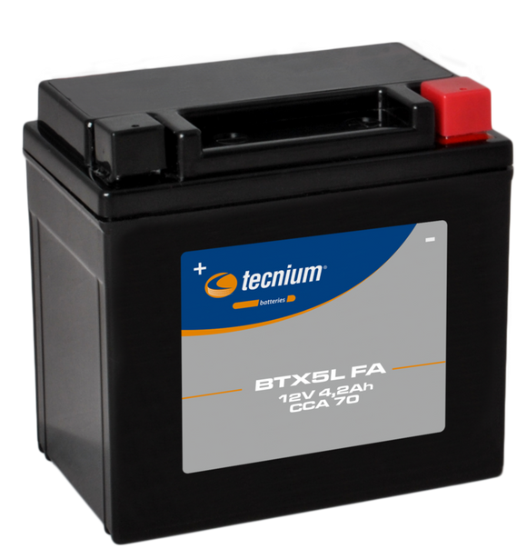 Batterie Tecnium sans entretien activé usine - BTX5LRef : TE02423A / 1105545