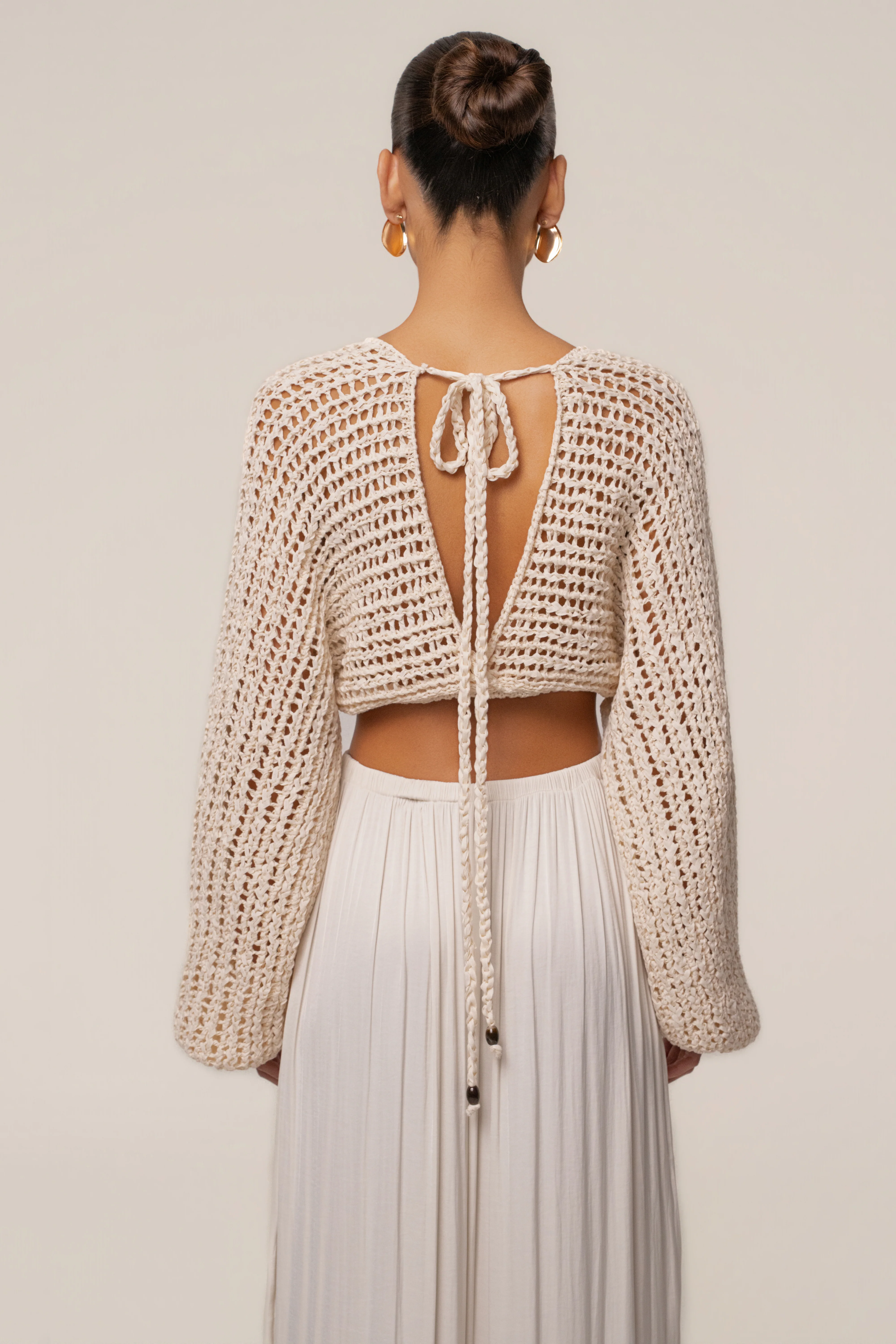 Ivory Deep Waters Crochet Top