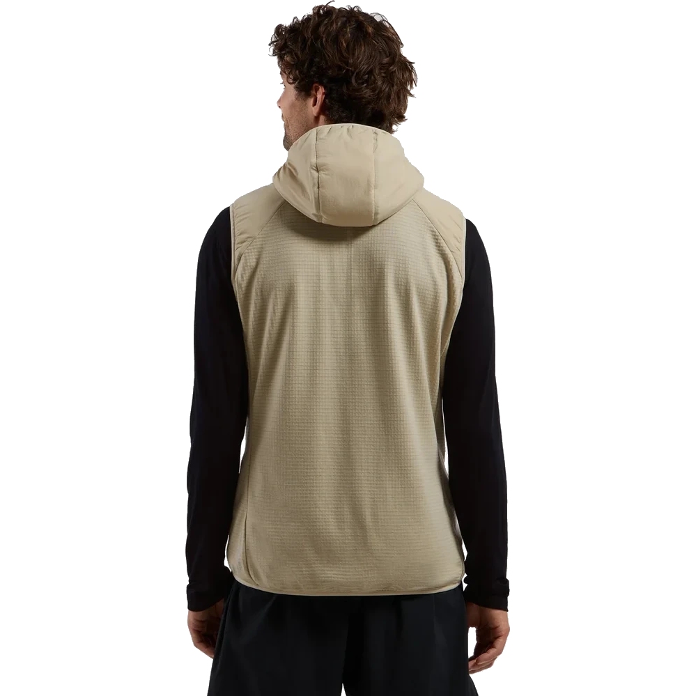 Odlo Hyper Contrast Ascent Wool Insulated Hybrid Vest Men - agate gray