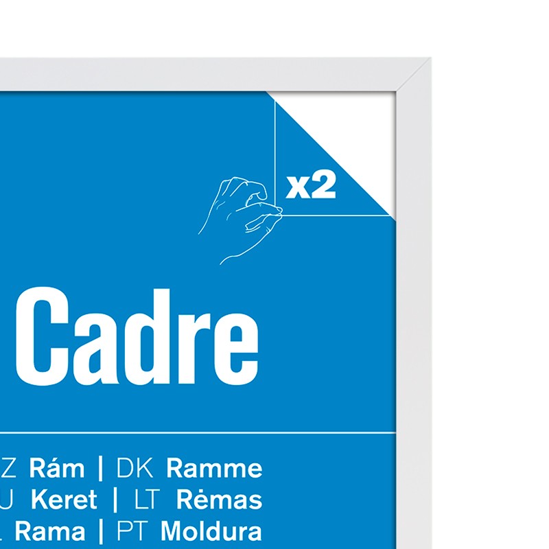 MDF White Frame (60 x 80 cm)