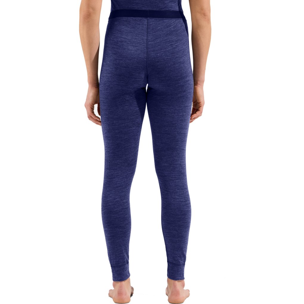 Odlo Natural Merino 200 Base Layer Bottoms Women - skipper blue