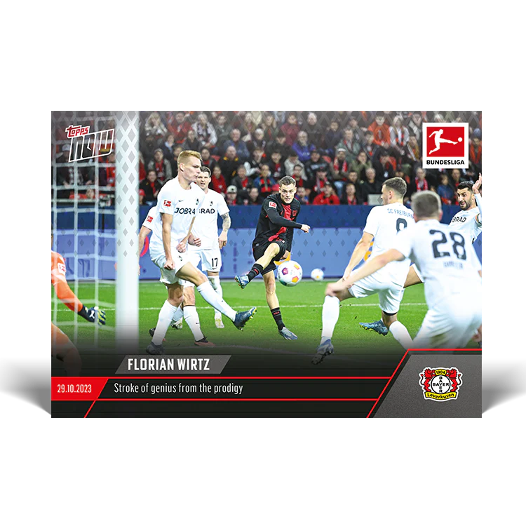 Topps UK - Florian Wirtz - Stroke of genius from the prodigy - Bundesliga TOPPS NOW® Card #58