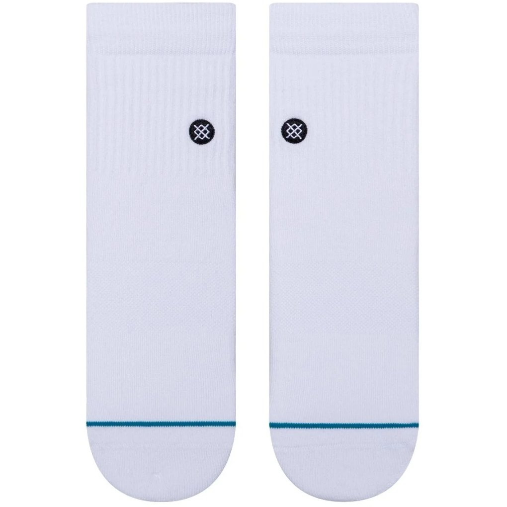 Stance Icon Quarter Socks Unisex - white
