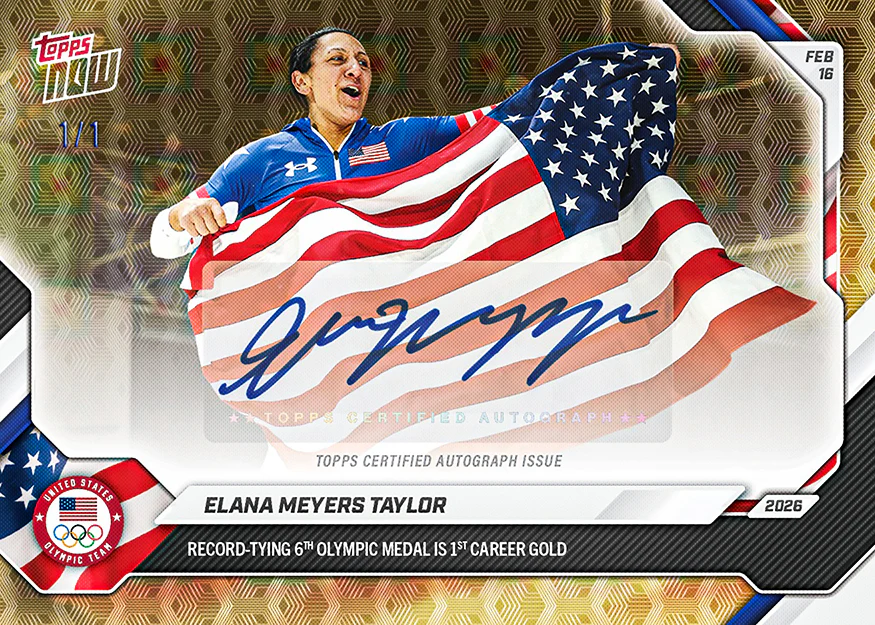 Elana Meyers Taylor - 2026 Olympics Topps NOW® - Card 11 - PR: 946