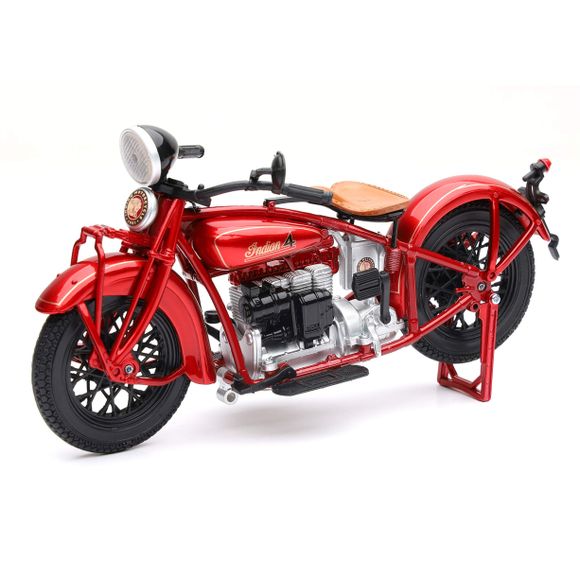 Miniature Newray Indian Motorcycle 1930 - 1/12° Scale - Red / BlackRef: NRY0033 / 58223