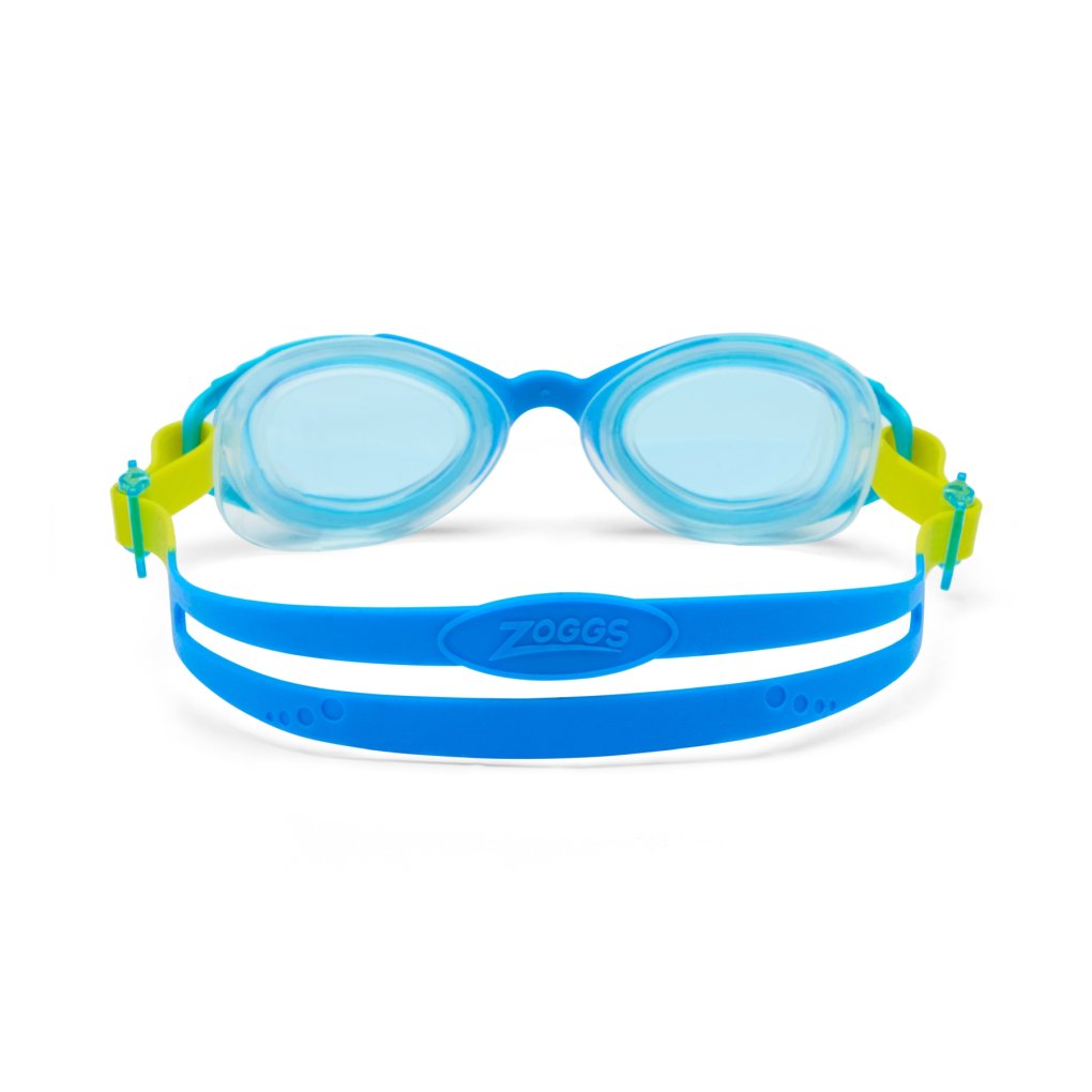 Zoggs Sonic Air 2.0 Swimming Goggles Kids - Blue/Lime -Tint Blue