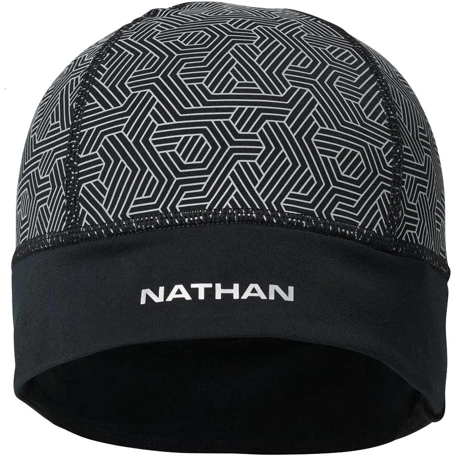 Nathan Sports HyperNight Beanie 2 - black/hex print