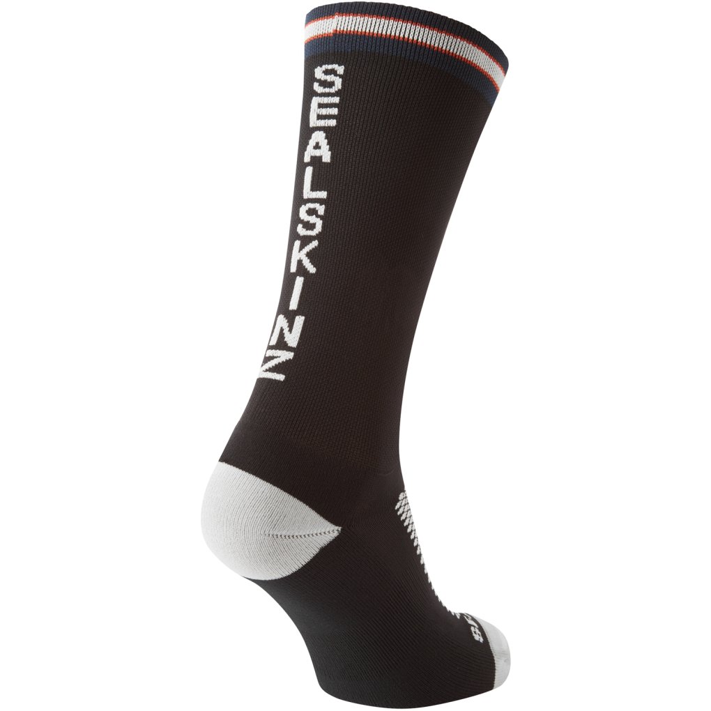 SealSkinz Caister Mid Length Cycling Socks - Black
