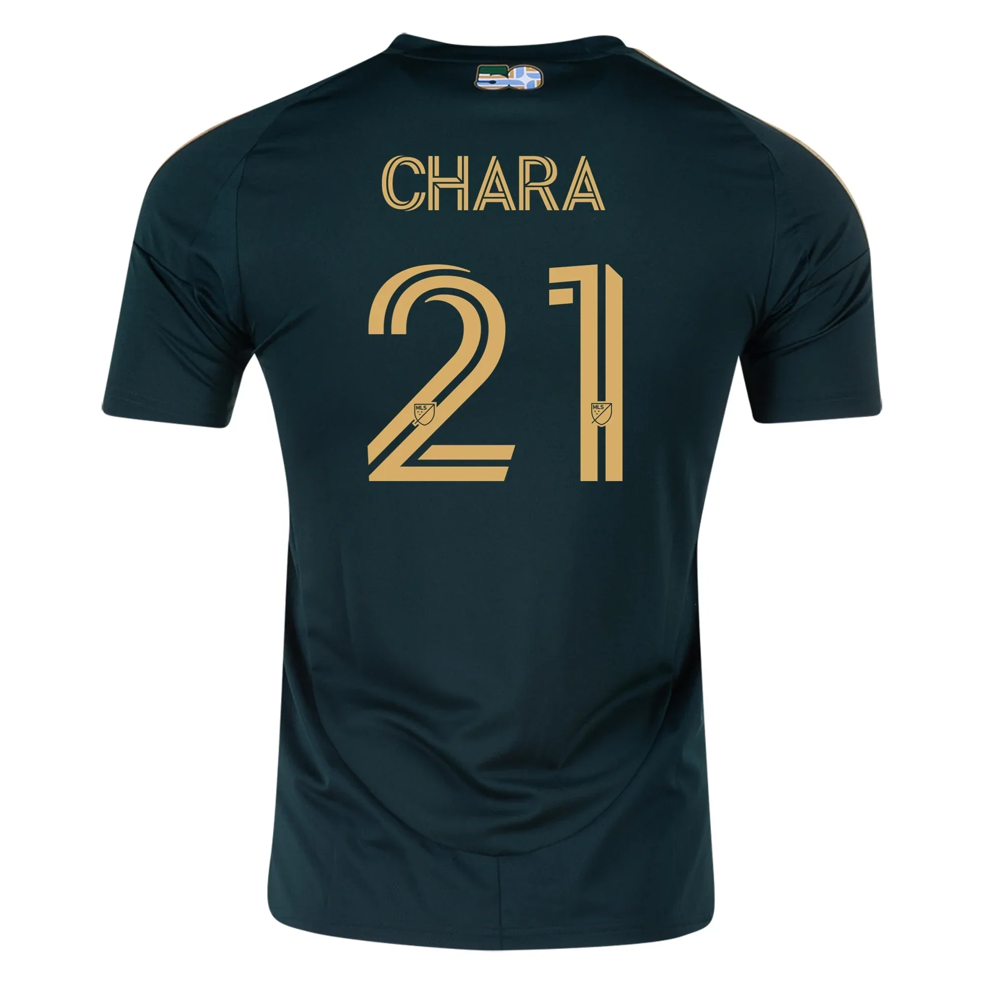 Portland Timbers Diego Chará Home Jersey 25/26 (Green/Gold)