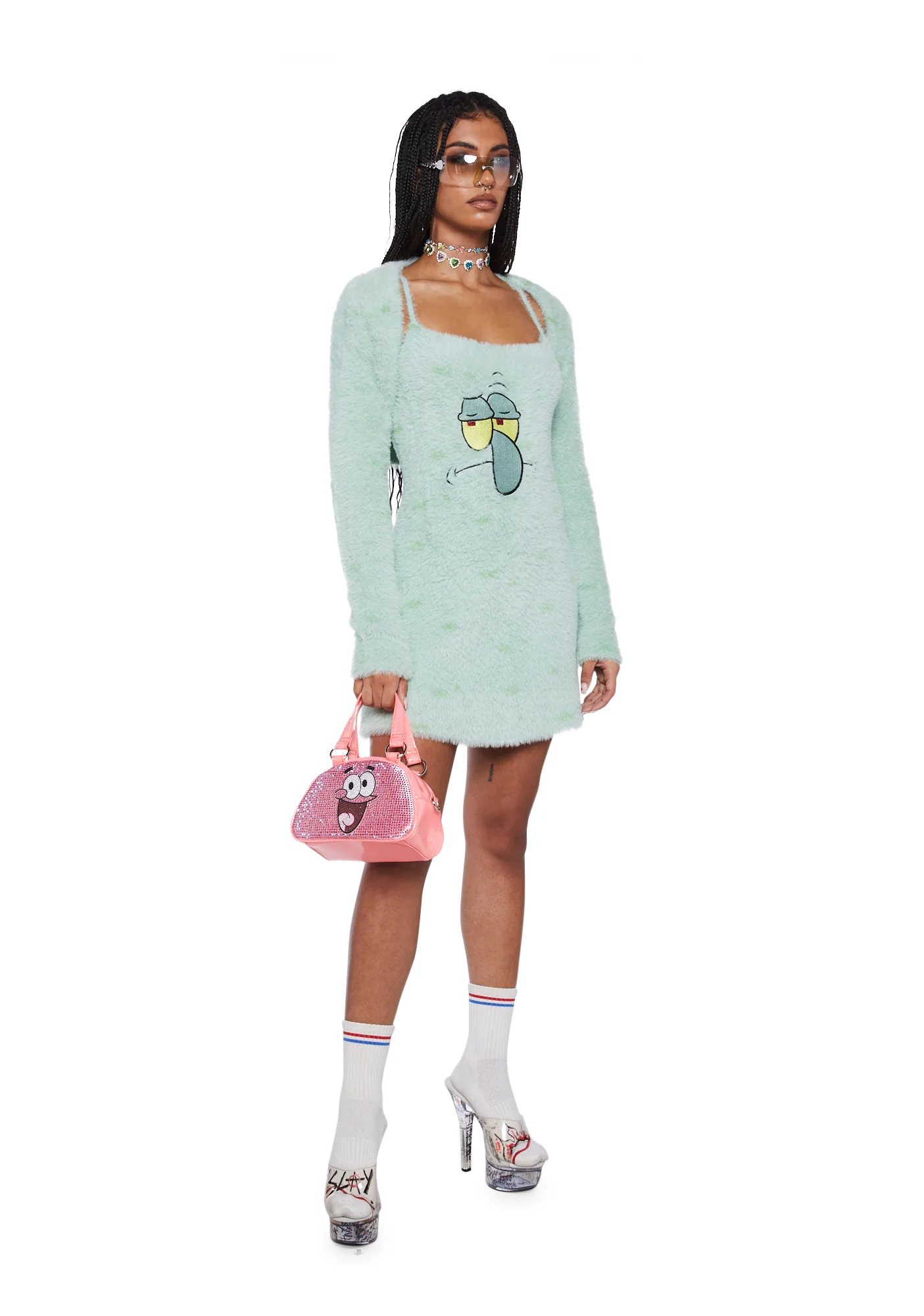 Squidward Soak Up My Love Dress And Shrug Set
