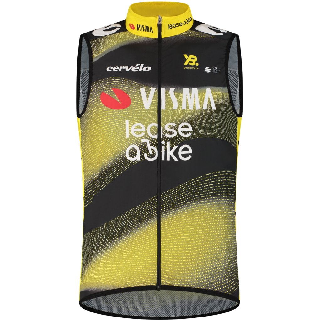 RAPidGEAR Team Visma | Lease a Bike Tour de France Windbody 2025 - black/yellow