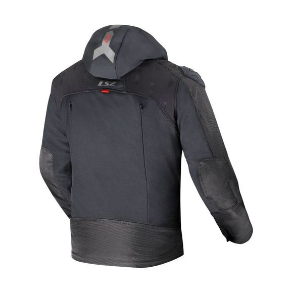 LS2 ZIRCONIUM EVO Motorcycle Jacket - Black / RedRef: LS1327