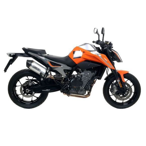 Silencieux Arrow Alu noir Race-tech embout carboneRef : 718890AKN / 71890AKN
