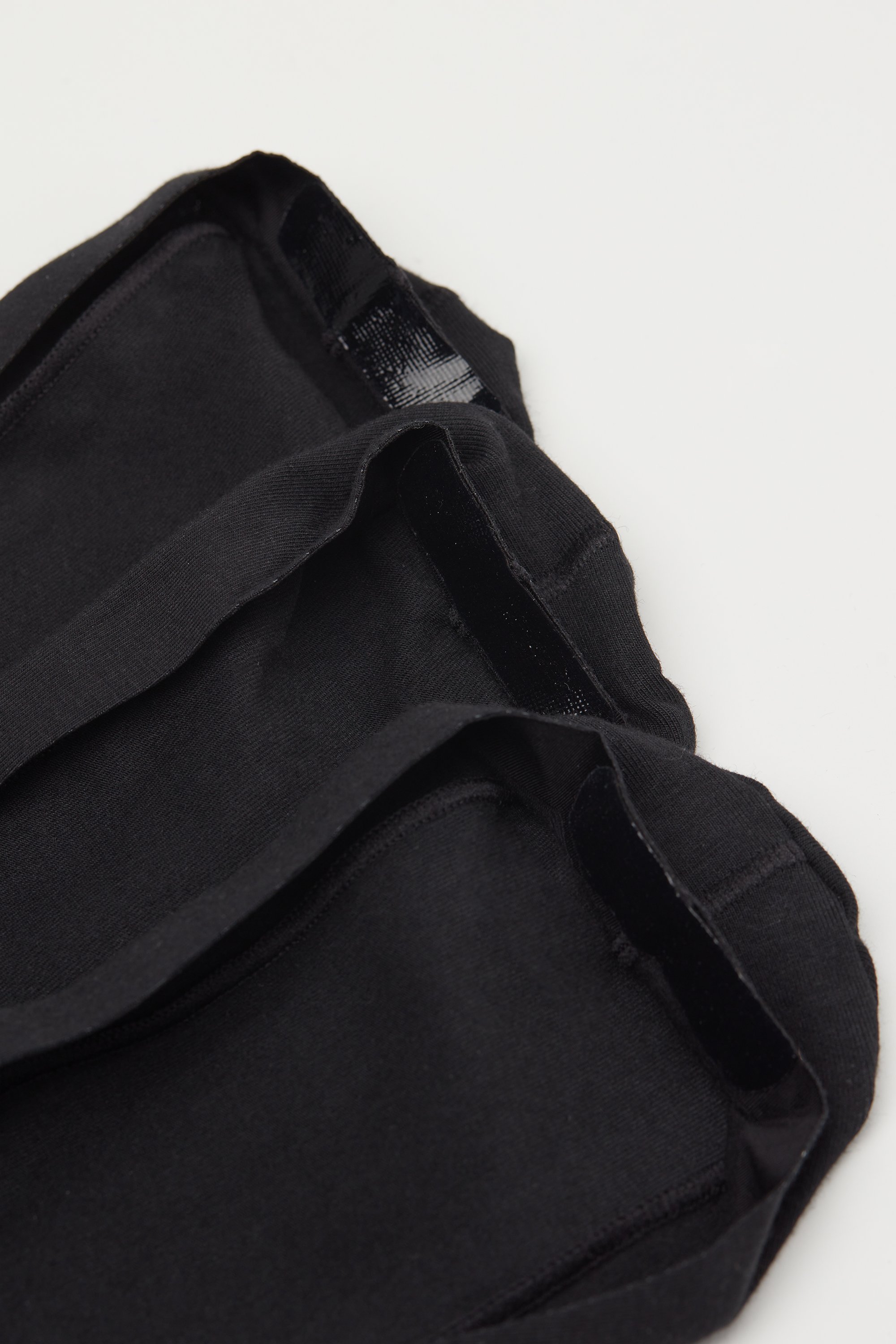 3 Pairs of Low Cut Cotton No-Show Socks