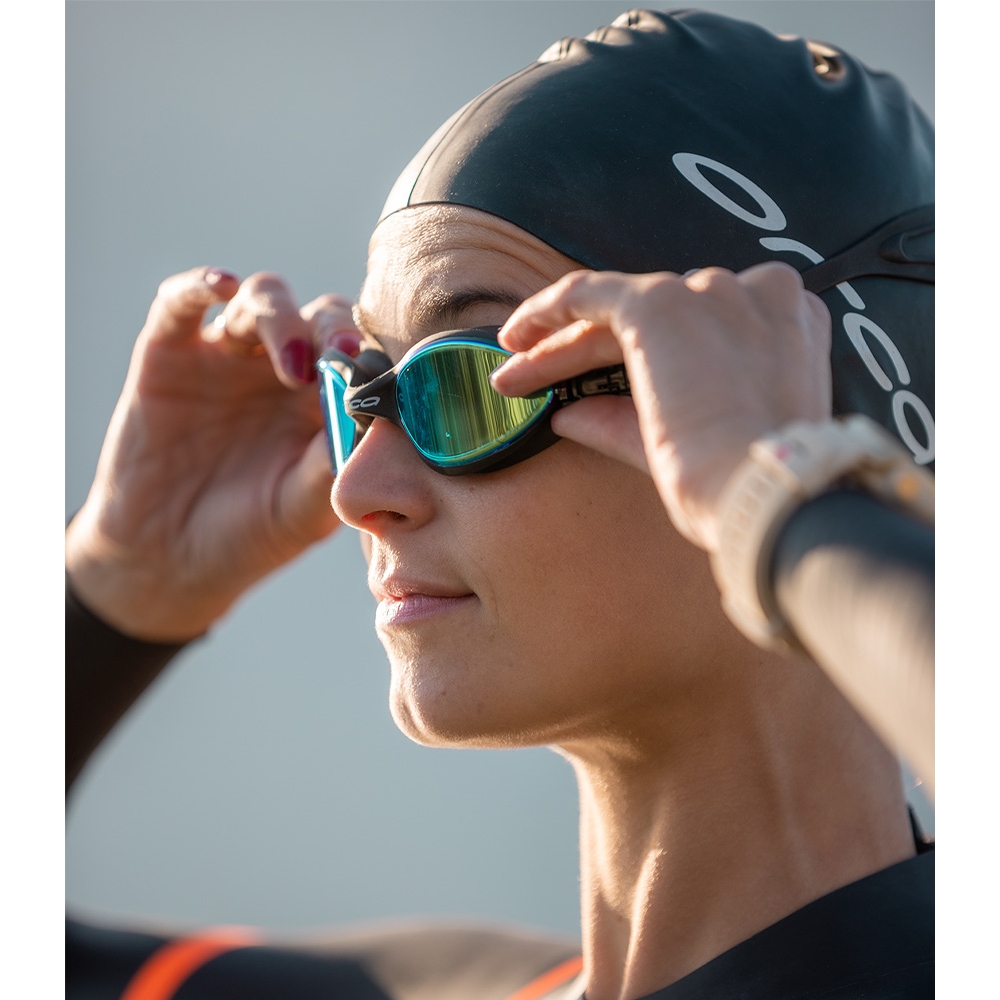 Orca Silicone Swim Cap - black