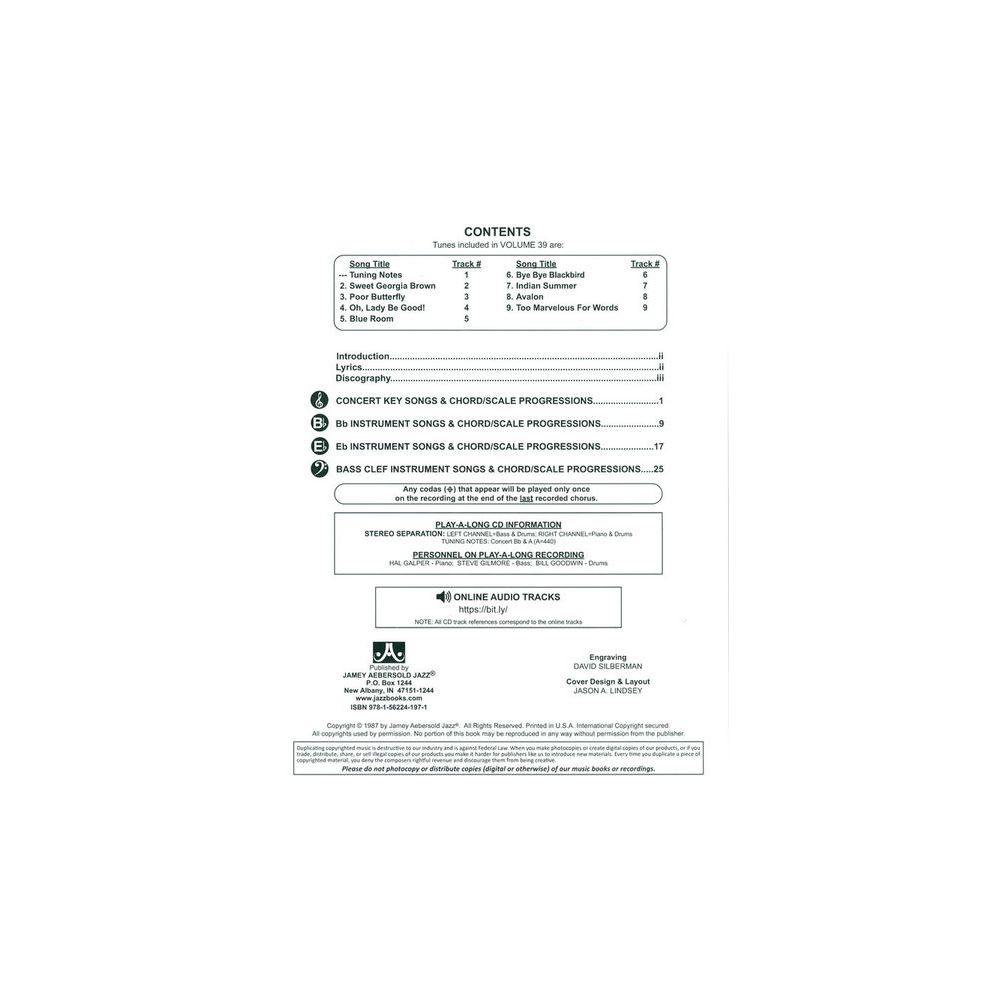 Jamey Aebersold Swing Swing Swing – Thomann Ireland