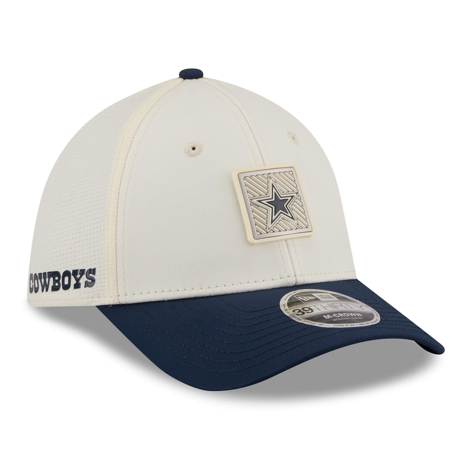 Dallas Cowboys 2026 NFL Training Camp 39THIRTY Flex Cap Cream/Navy
