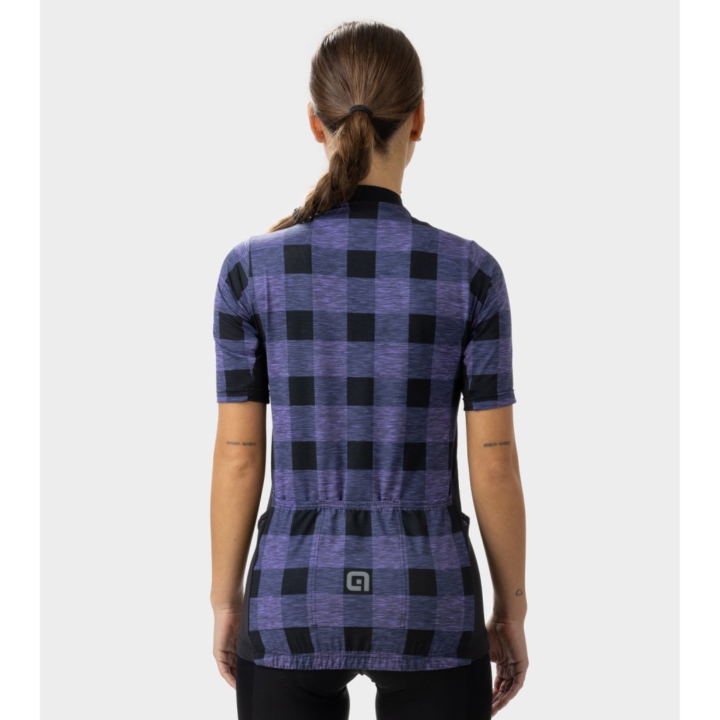 Alé OFF ROAD - GRAVEL Scottish Short Sleeve Jersey Women - wisteria