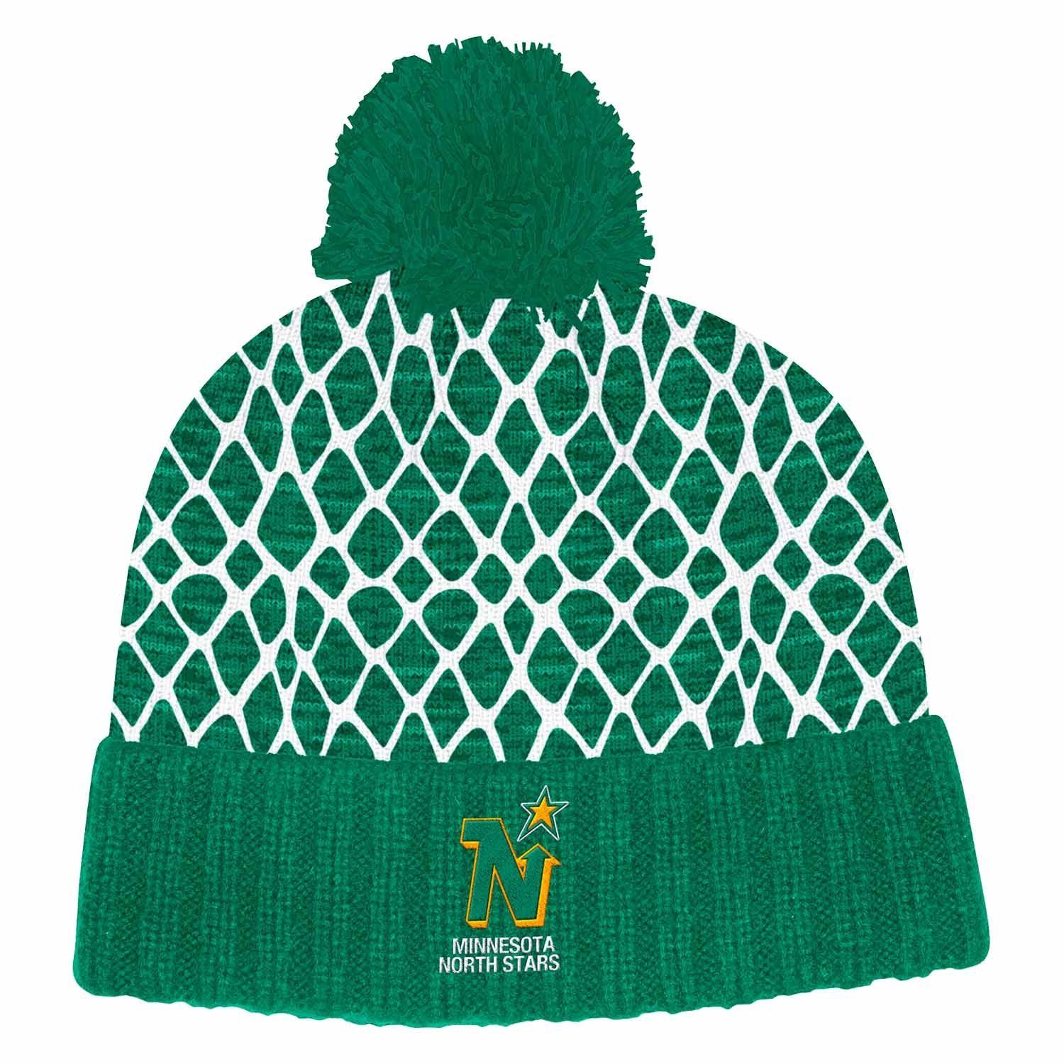 Minnesota North Stars 2019/20 Goal Net NHL Knit Hat /w Pom