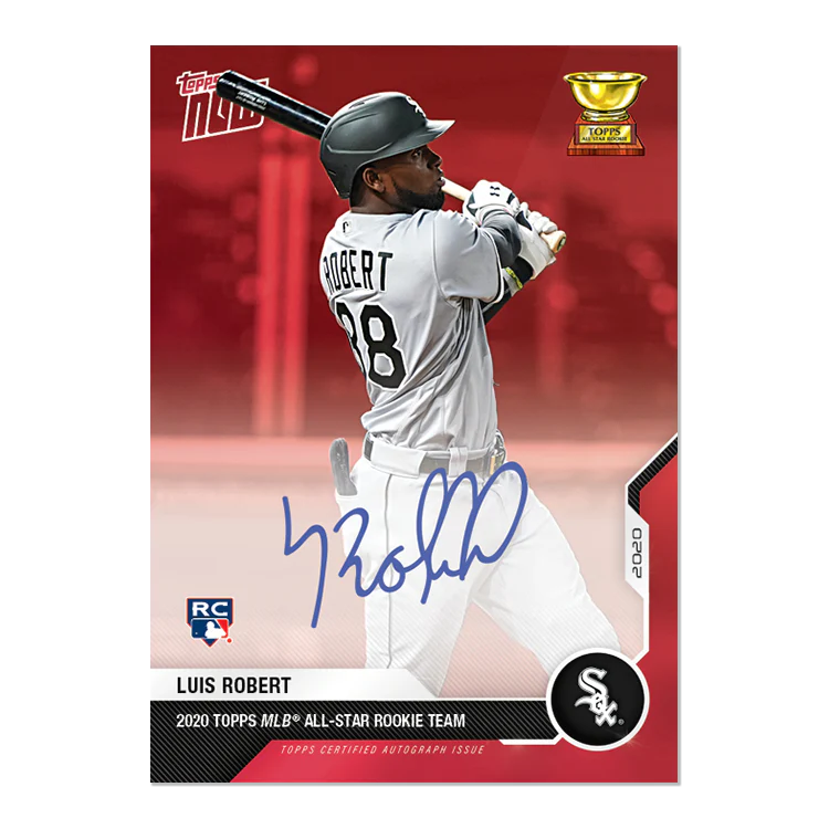 On-Card Auto # to 10 - Luis Robert - MLB TOPPS NOW® Card RC-03D