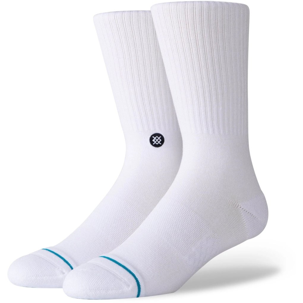 Stance Icon Crew Socks Unisex - 3 Pack - white