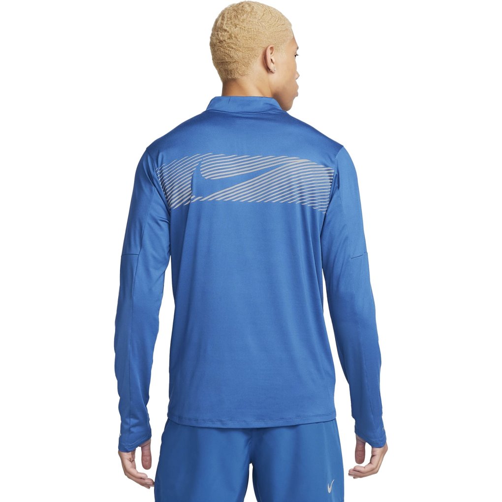 Nike Flash Dri-FIT 1/2-Zip Running Top Men - court blue FB8556-476
