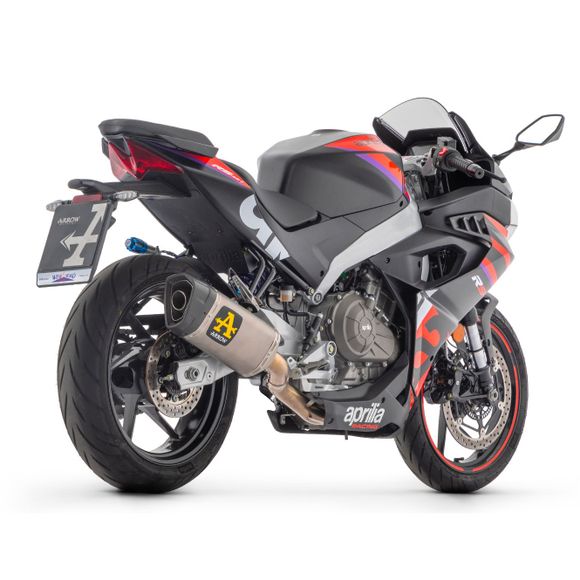 Ligne Complète Arrow PISTA Racing - GrisAPRILIA 457 RS 457 - 2024 - 2025Ref : AW0788