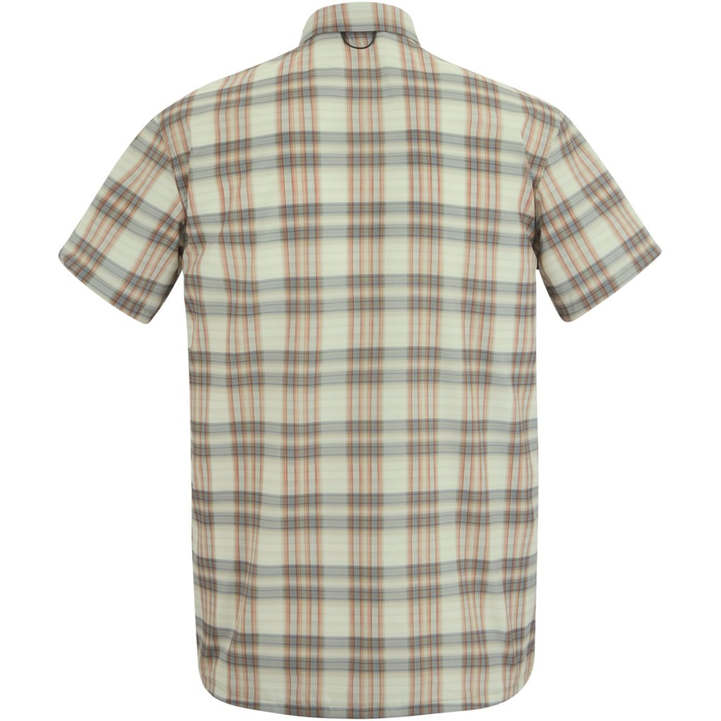Regatta Anti-Insect Travel Light Short Sleeve Shirt Men - Stone White Check YX8