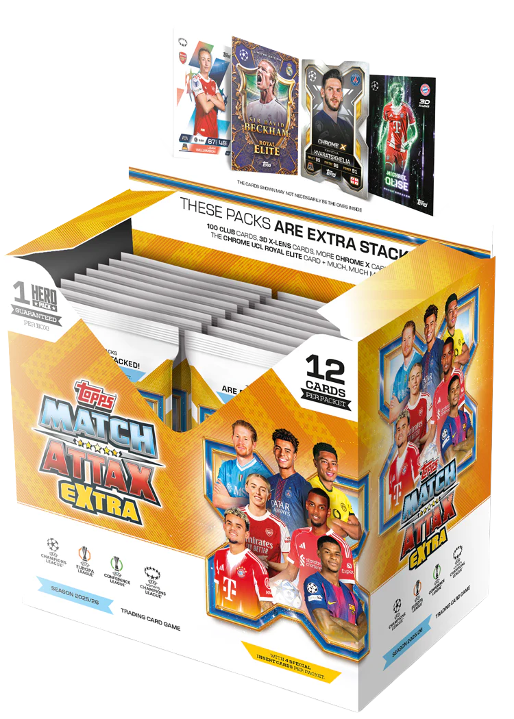 Topps UCC Match Attax Extra 2026 - Full Box