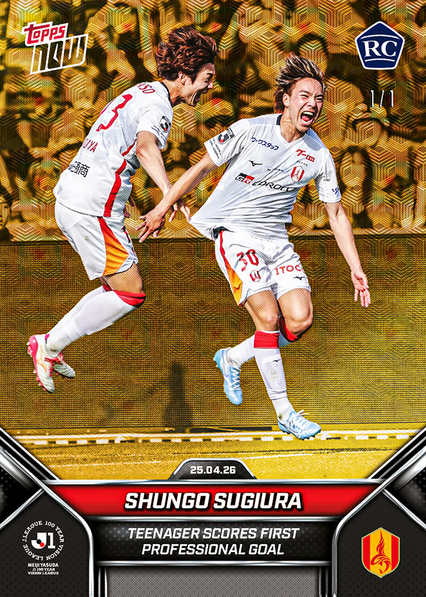 Shungo Sugiura - 2026 J.League® Topps NOW® - Card 15