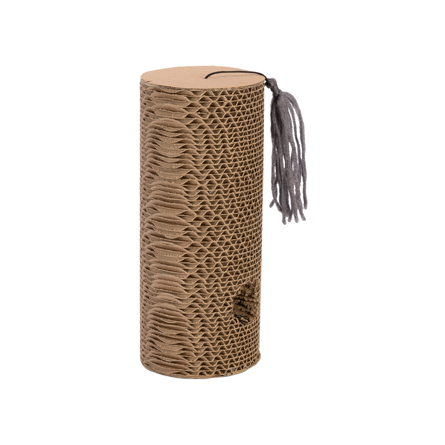 Beeztees Minus One Scratching Cylinder - Brown - 23 x 10 x 10 cm