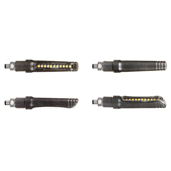 Clignotant Chaft MELTEN LED SEQUENTIELS 2.0 (La paire) Universel - Noir / OrangeRef : CH0543