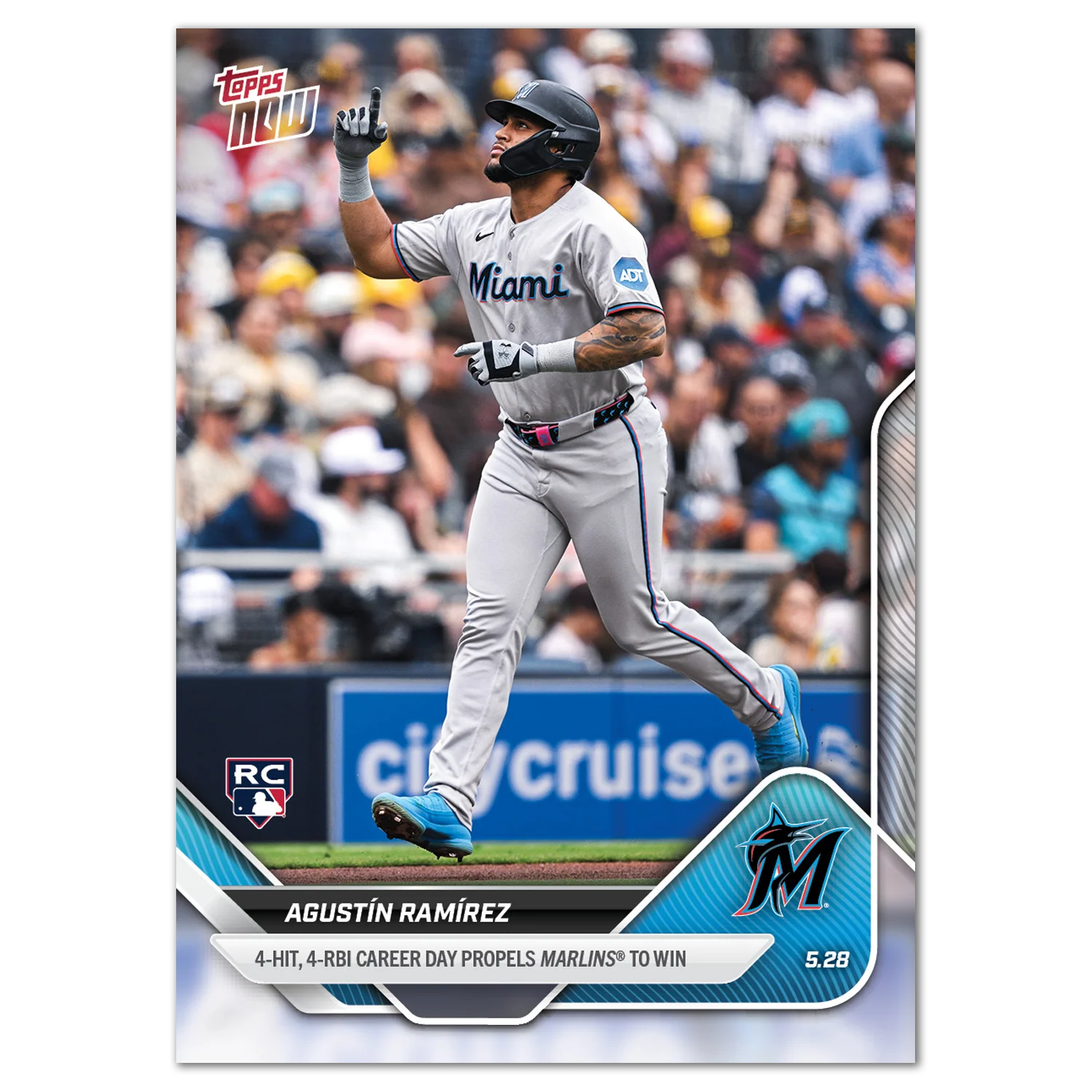 Agustín Ramírez - 2025 MLB Topps NOW® - Card 227