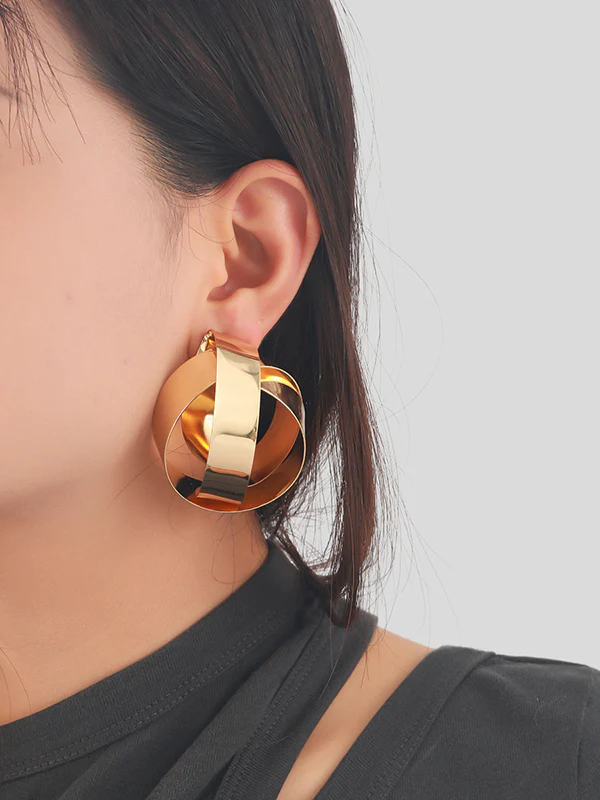 Geometric Drop Earrings