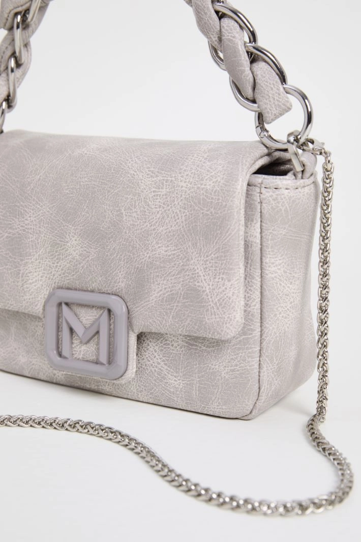 Aged look minibag - GREY