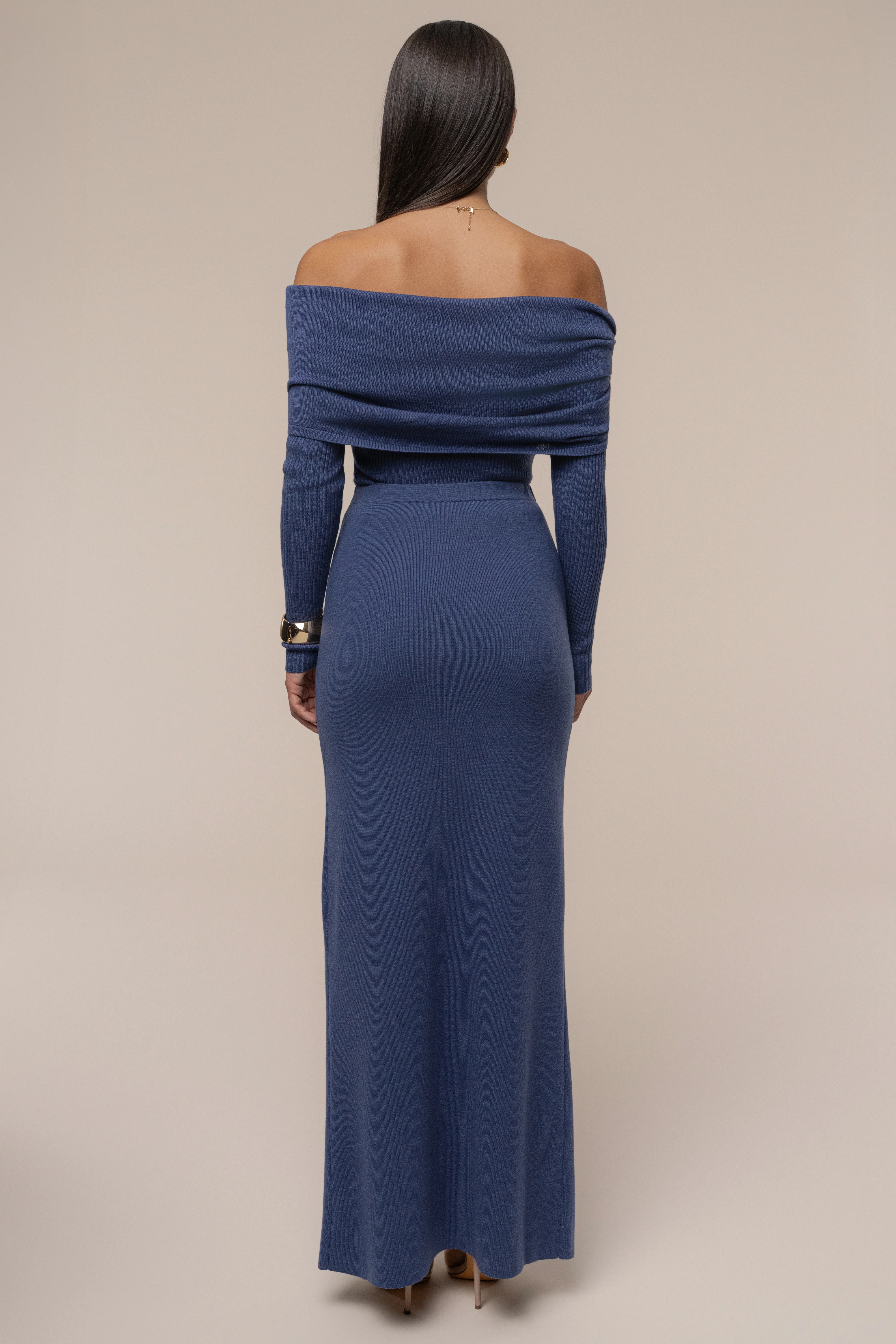Dusk London Knit Maxi Skirt