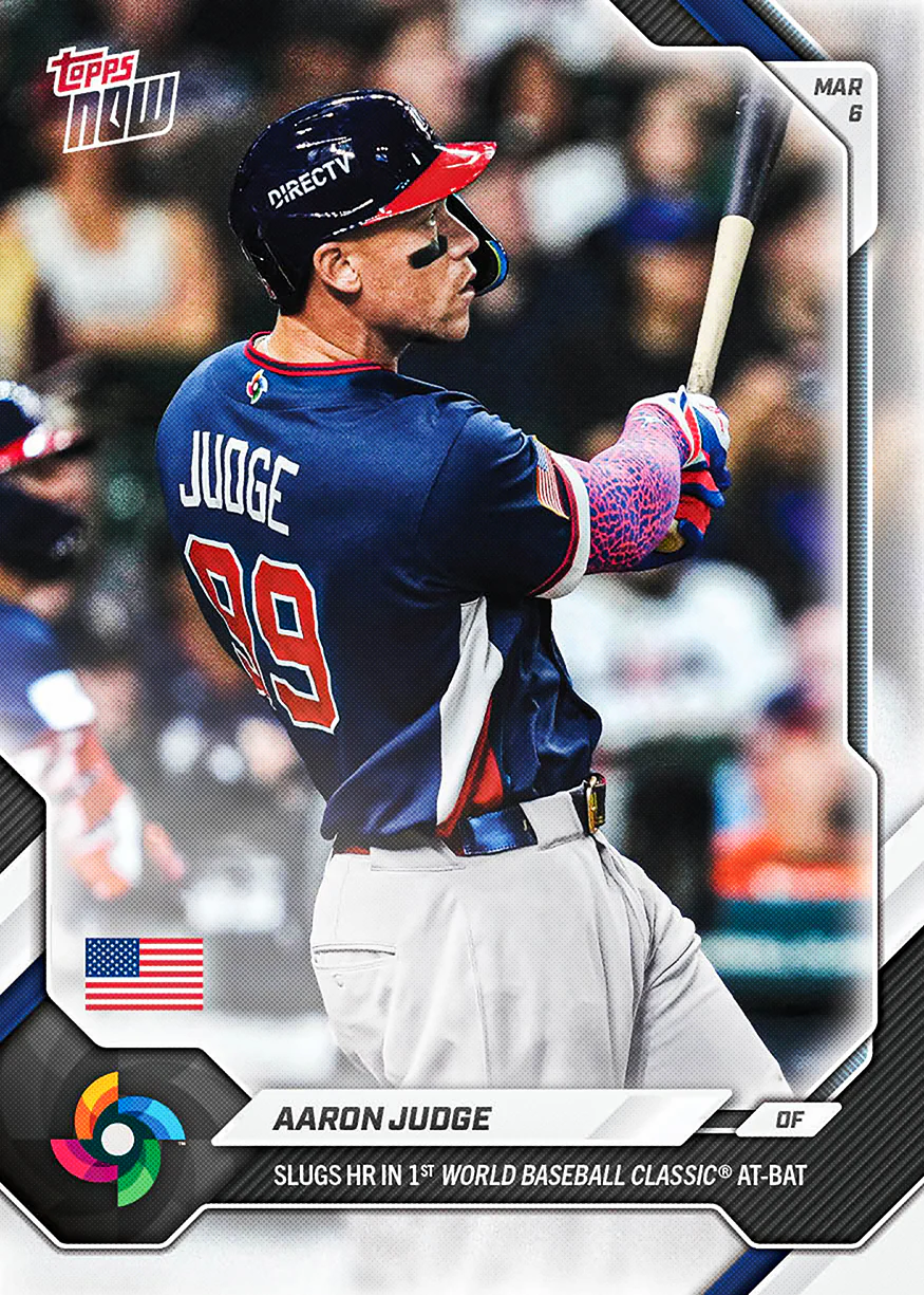 Aaron Judge - 2026 World Baseball Classic Topps NOW® - Card 8