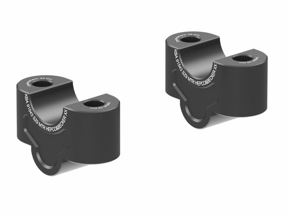 Hepco & Becker 25 mm handlebar riser - blackRef: HBE02841A / 42352529 25 01