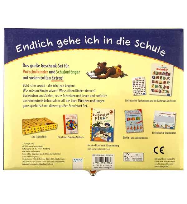 Meine große Schulstart-Box mit dem Bücherbär