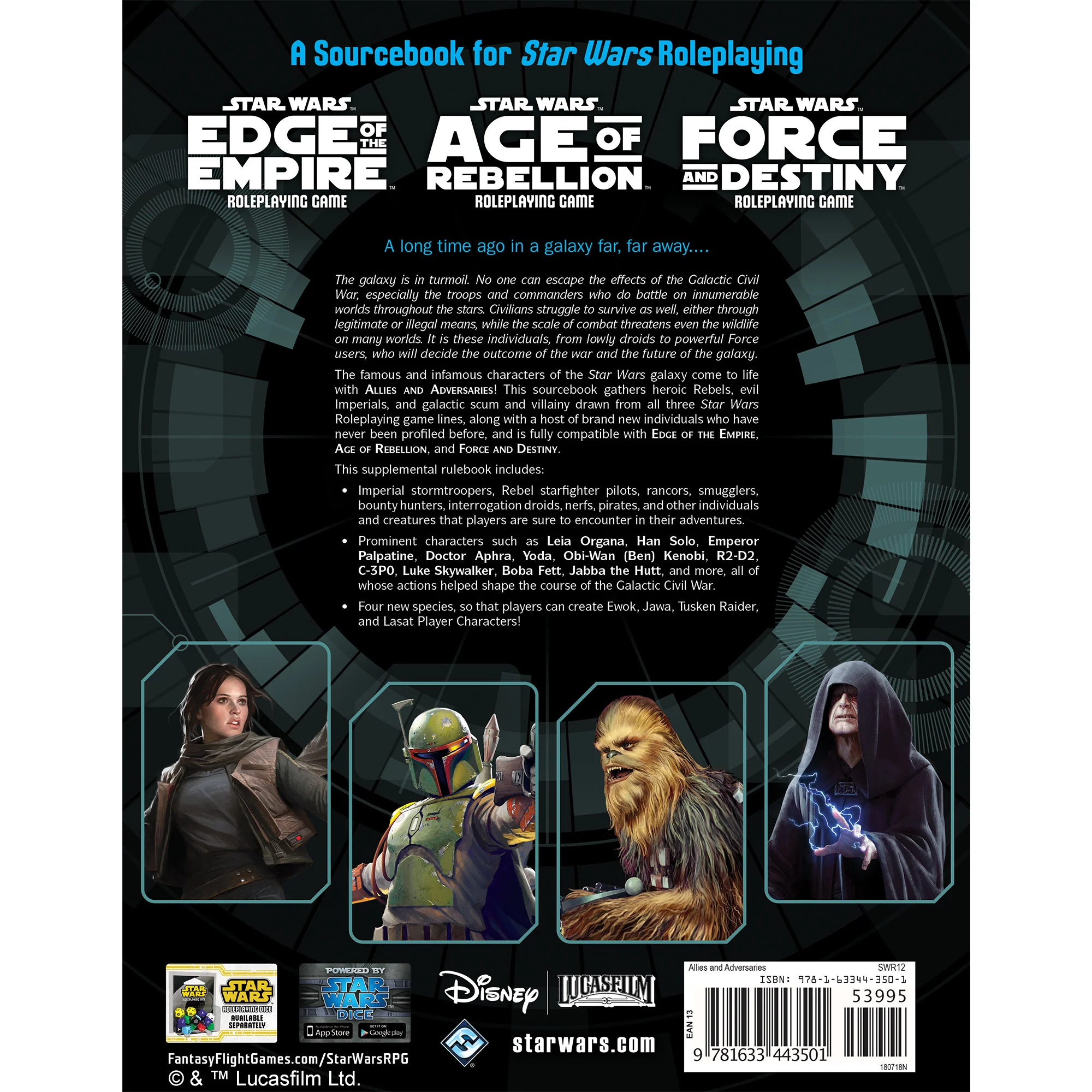 Star Wars Roleplaying - Allies and Adversaries