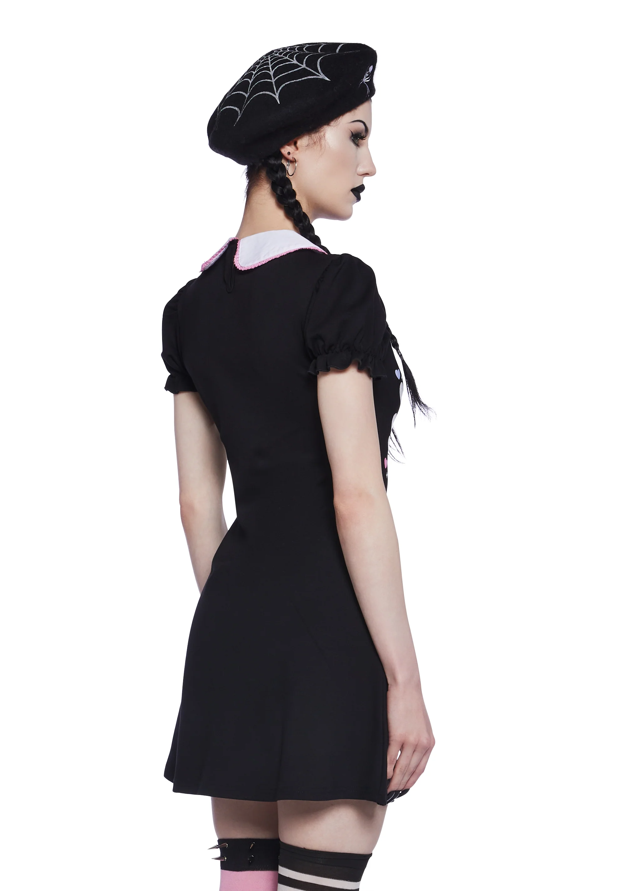 Rattle My Bones Mini Dress - Hearts