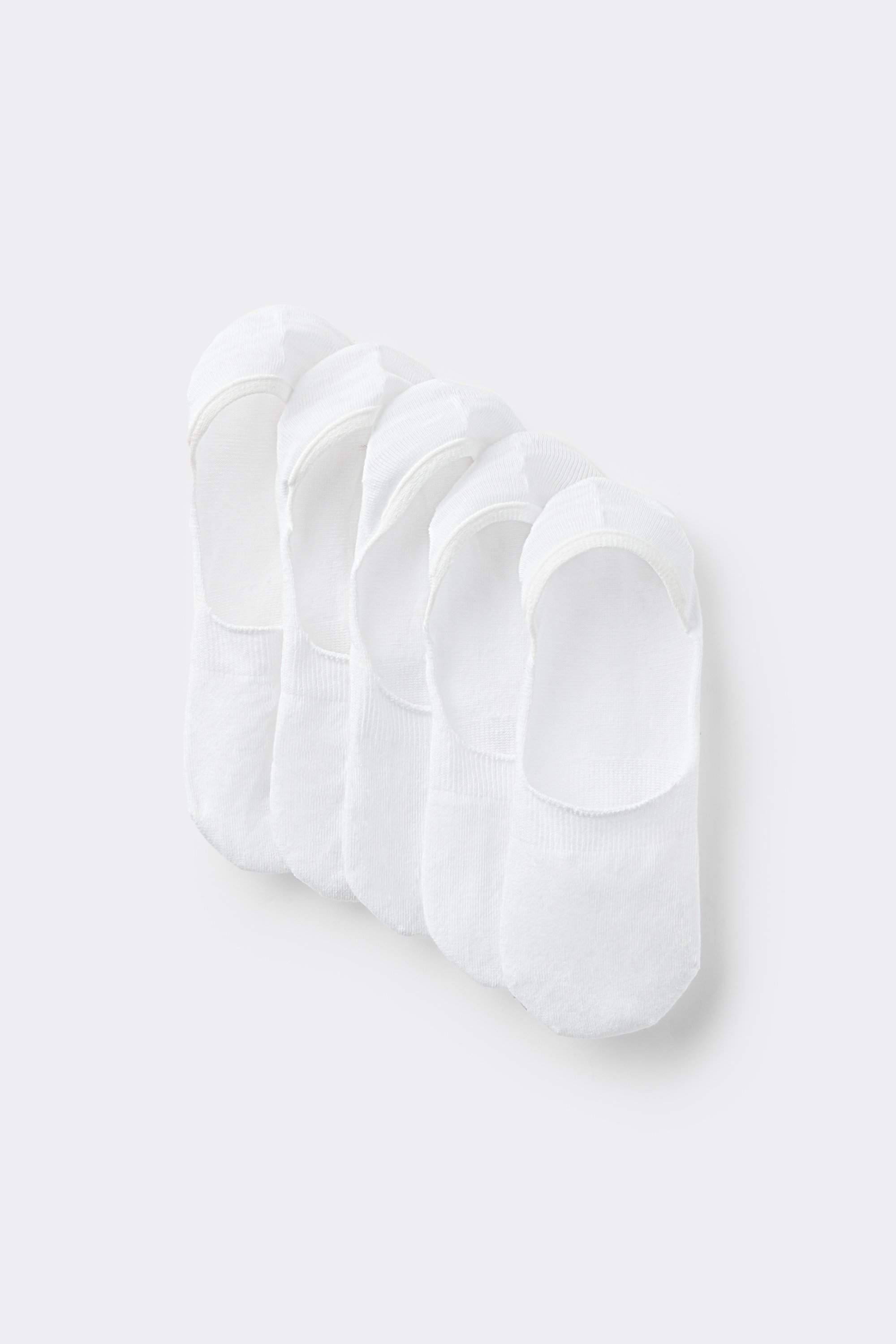 5 Pairs of Unisex Cotton No Show Socks