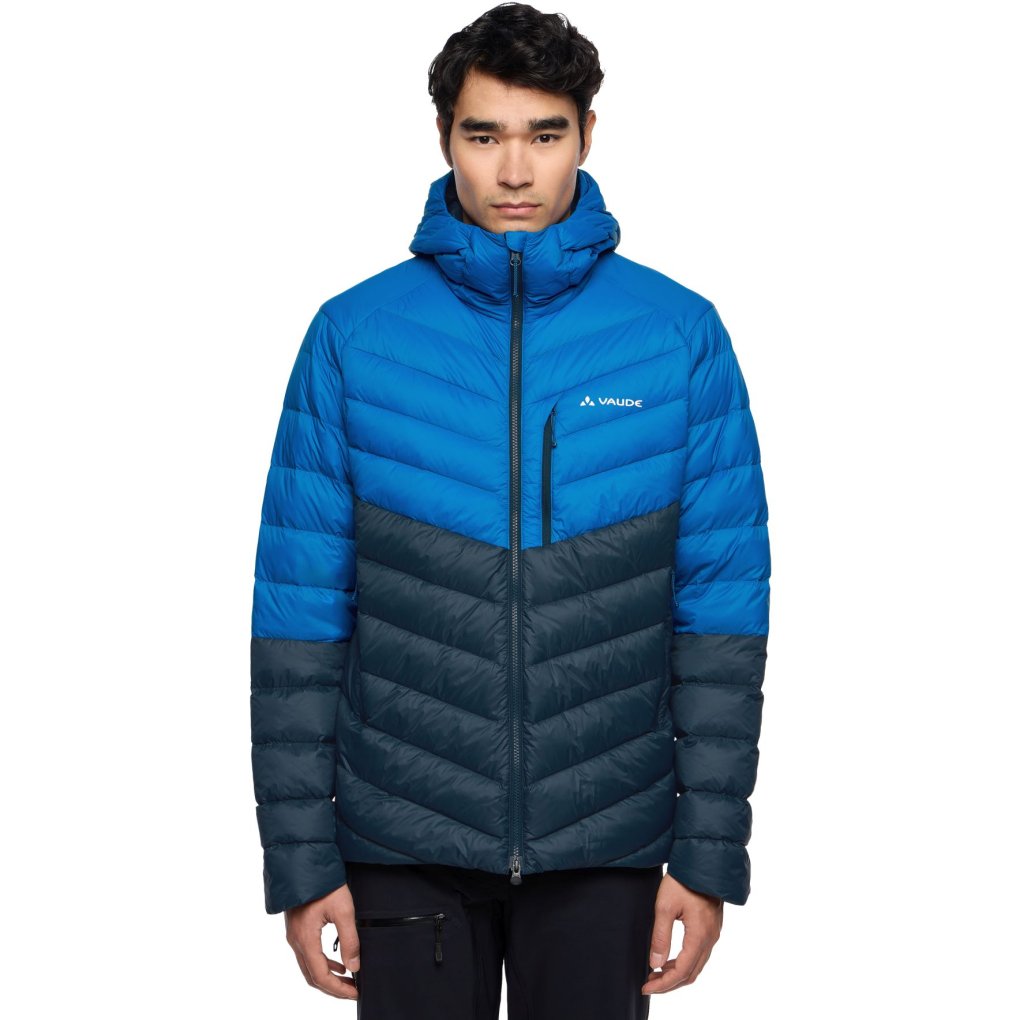Vaude Monviso Down Hooded Jacket Men - radiate blue