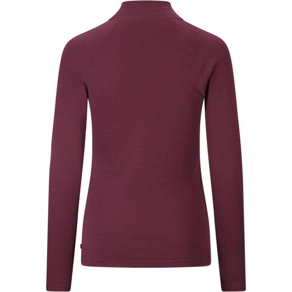 Aclima WarmWool Mockneck Long Sleeve Shirt Women - fig