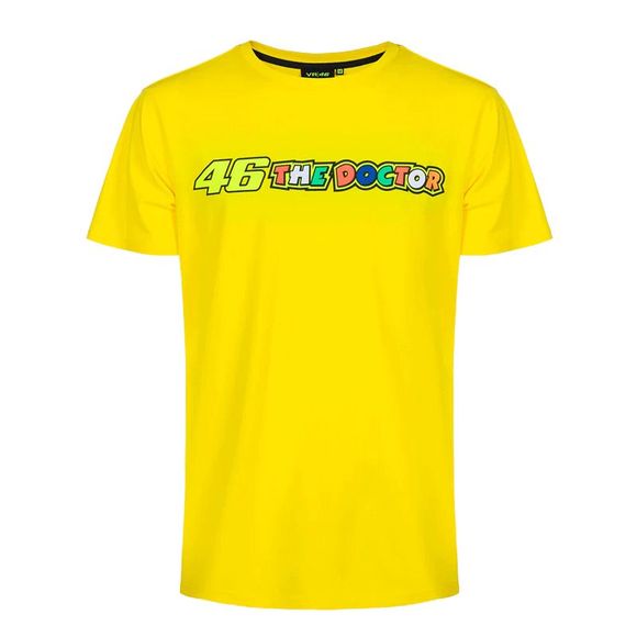 T-Shirt manches courtes VR 46 THE DOC - JauneRef : VR0771